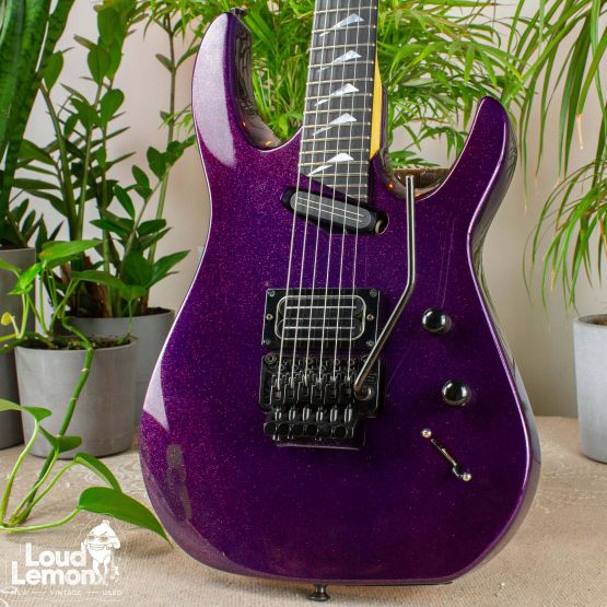 Hamer Limited Edition Californian Elite Reverse Purple Metal Flake 1989 USA электрогитара