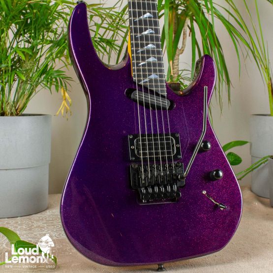 Hamer Limited Edition Californian Elite Reverse Purple Metal Flake 1989 USA электрогитара