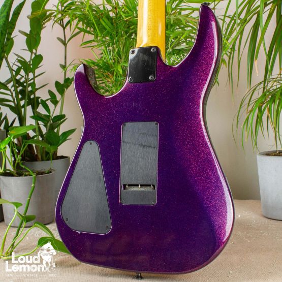 Hamer Limited Edition Californian Elite Reverse Purple Metal Flake 1989 USA электрогитара