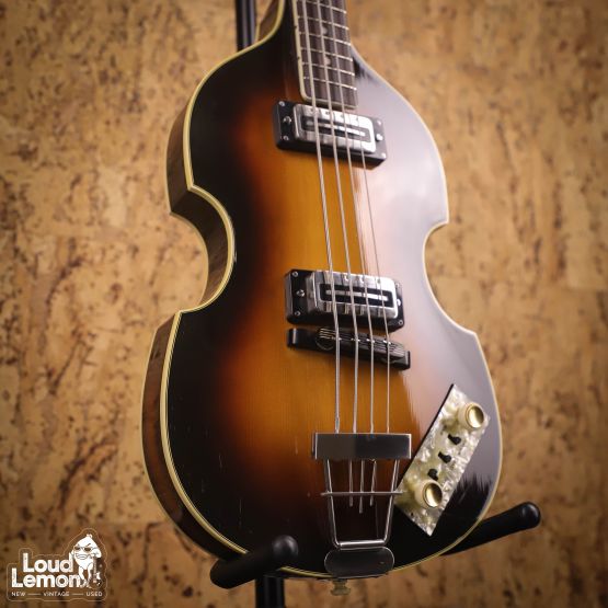 Höfner 500/1 Violin Bass Brunette Early 1980s Germany бас-гитара