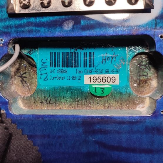 PRS Custom 24 River Blue 2012 USA электрогитра