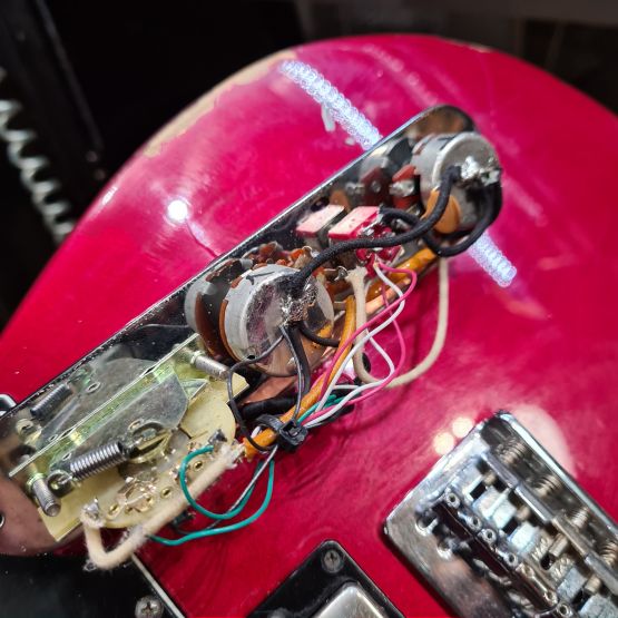 Fender Telecaster Blacktop Candy Apple Red 2013 Mexico электрогитара