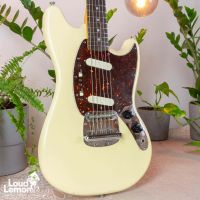 Fender Mustang MG69 Vintage White 1984 Japan электрогитара
