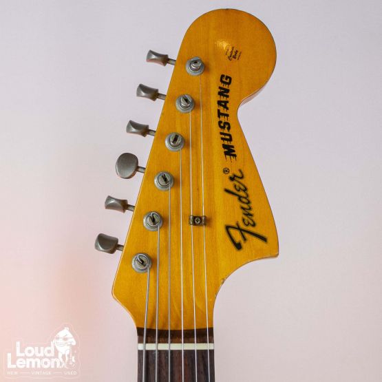 Fender Mustang MG69 Vintage White 1984 Japan электрогитара