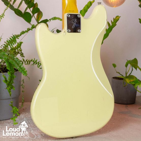 Fender Mustang MG69 Vintage White 1984 Japan электрогитара