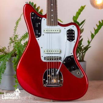 Fender Jaguar JG-66 Candy Apple Red 1999 Japan электрогитара
