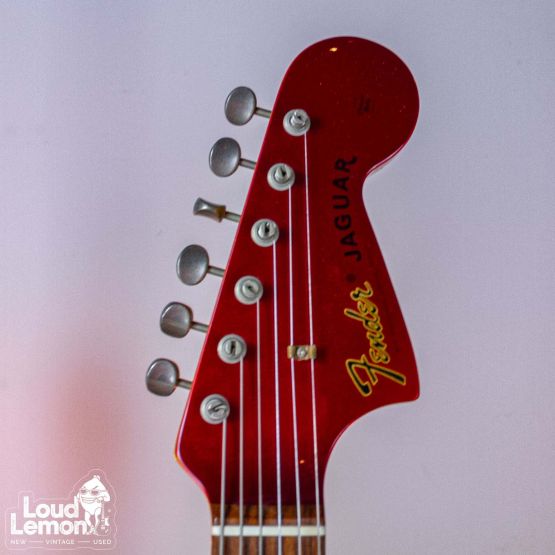 Fender Jaguar JG-66 Candy Apple Red 1999 Japan электрогитара