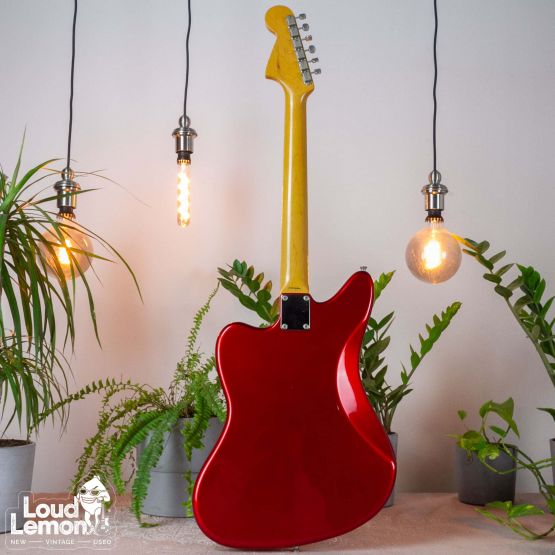 Fender Jaguar JG-66 Candy Apple Red 1999 Japan электрогитара
