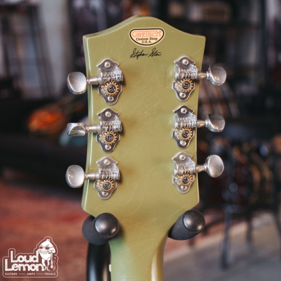 Gretsch Custom Shop G6118T Double Anniversary Aged Smoke Two Tone Green 2007 USA электрогитара
