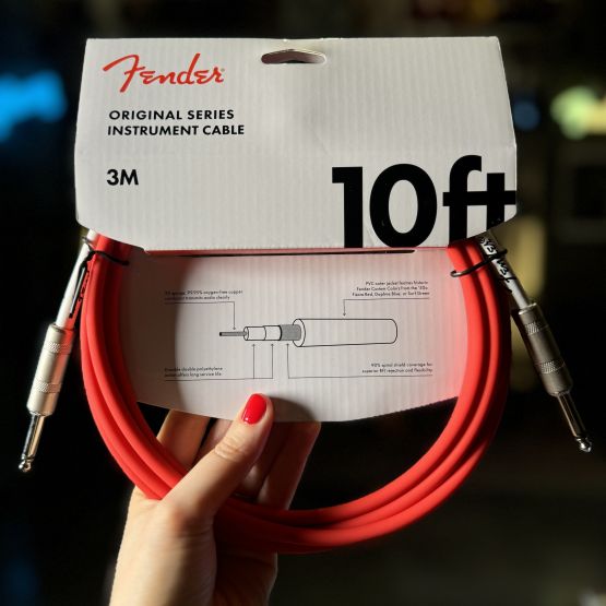 Fender Original Series Fiesta Red кабель 3 метра