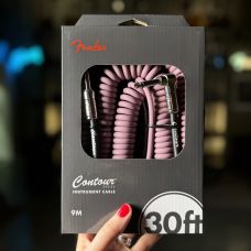 Fender Contour Cable Burgundy Mist 9м кабель витой сиреневый