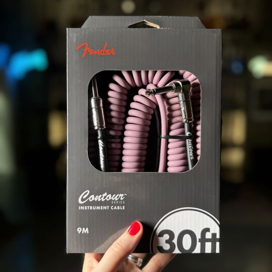 Fender Contour Cable Burgundy Mist 9м кабель витой сиреневый