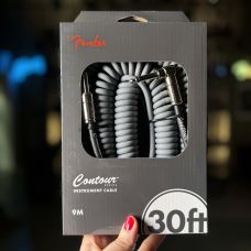 Fender Contour Cable Inca Silver 9м кабель витой серый