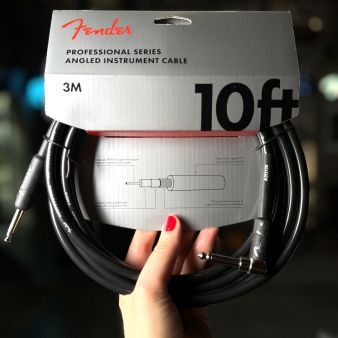 Fender Professional Series кабель прямой-угловой 3 метра
