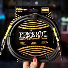 Ernie Ball 6472 кабель гитарный 3 метра прямой черный
