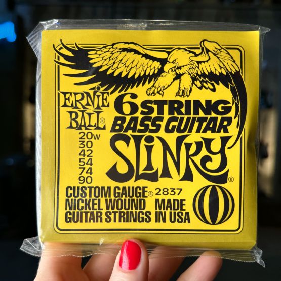 Ernie Ball 2837 Bass Slinky 20-90 струны на Bass VI