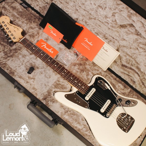 Fender American Professional Jaguar Olympic White 2017 USA электрогитара