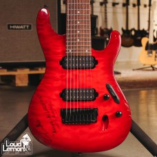 Ibanez S8QM Transparent Red Burst 2013 Indonesia электрогитара