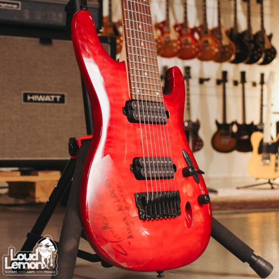 Ibanez S8QM Transparent Red Burst 2013 Indonesia электрогитара