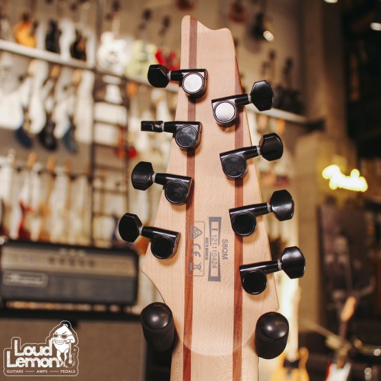 Ibanez S8QM Transparent Red Burst 2013 Indonesia электрогитара