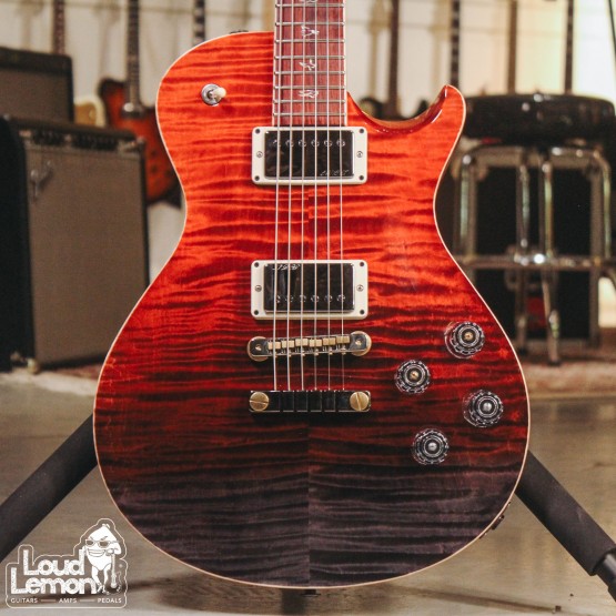 PRS McCarty 594 Wood Library Quilt Fire Red Gray Black Fade 2018 USA электрогитара