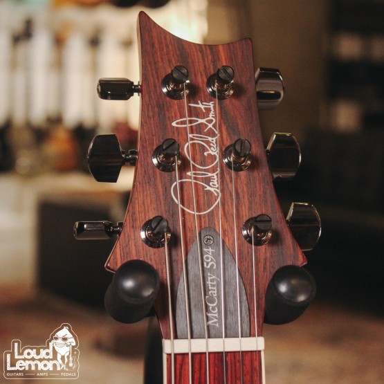 PRS McCarty 594 Wood Library Quilt Fire Red Gray Black Fade 2018 USA электрогитара