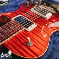 PRS McCarty 594 Wood Library Quilt Fire Red Gray Black Fade 2018 USA электрогитара