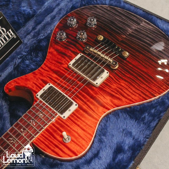 PRS McCarty 594 Wood Library Quilt Fire Red Gray Black Fade 2018 USA электрогитара