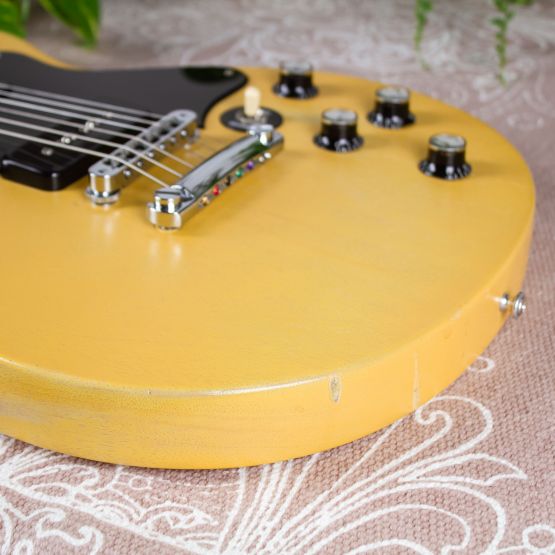 Gibson Les Paul Special Double Cutaway TV Yellow Faded 2005 USA электрогитара