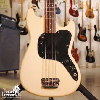 Fender Musicmaster Bass 1978 Olympic White USA