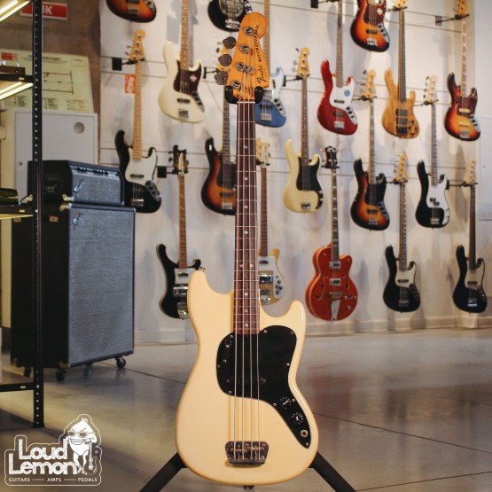 Fender Musicmaster Bass 1978 Olympic White USA