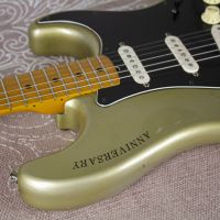 Fender 25th Anniversary Stratocaster Silver Metallic 1979 USA электрогитара