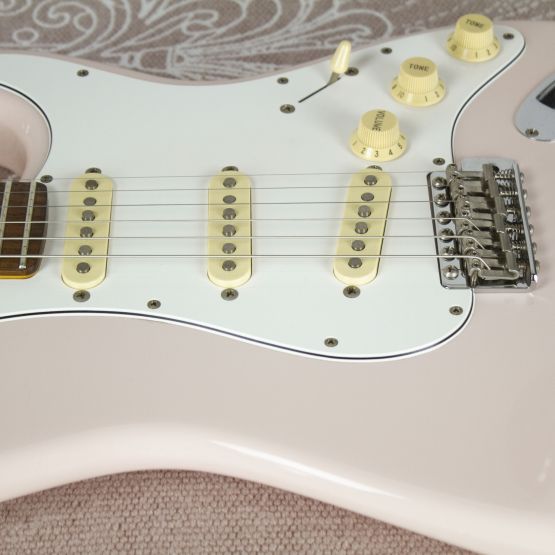 CoolZ Stratocaster ZST-1R Shell Pink 2009 Japan электрогитара