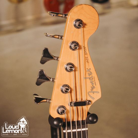 Fender American Deluxe Jazz Bass V Fretless Sunburst 1996 USA бас-гитара
