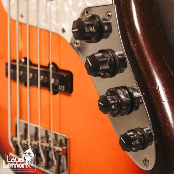 Fender American Deluxe Jazz Bass V Fretless Sunburst 1996 USA бас-гитара