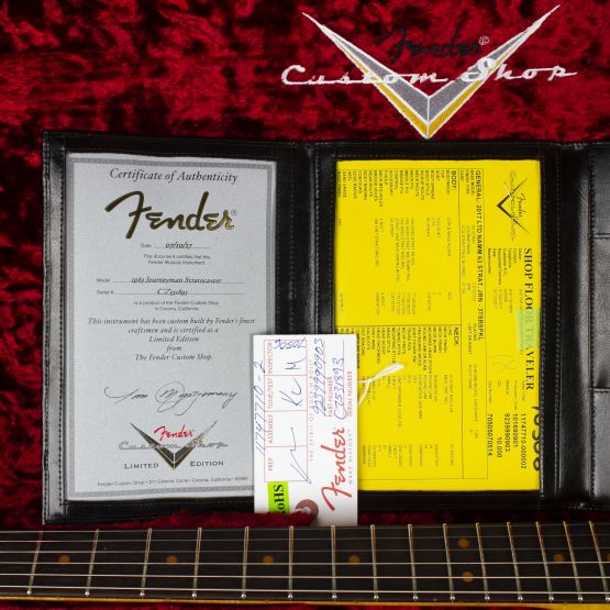 Fender Custom Shop Limited 1963 Journeyman Stratocaster Sparkle Sunburst 2017 NAMM USA электрогитара