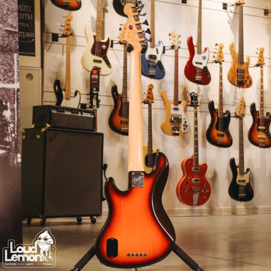 Fender American Deluxe Jazz Bass V Fretless Sunburst 1996 USA бас-гитара