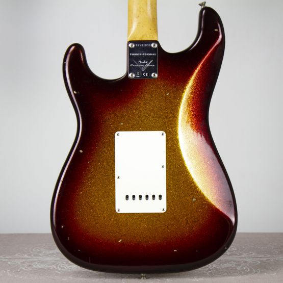 Fender Custom Shop Limited 1963 Journeyman Stratocaster Sparkle Sunburst 2017 NAMM USA электрогитара