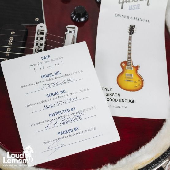 Gibson Les Paul Special Heritage Cherry 2010 USA электрогитара
