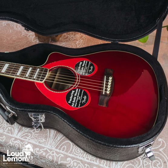 Fender Dick Dale Signature Malibu Surfin' Red 2012 China акустическая гитара