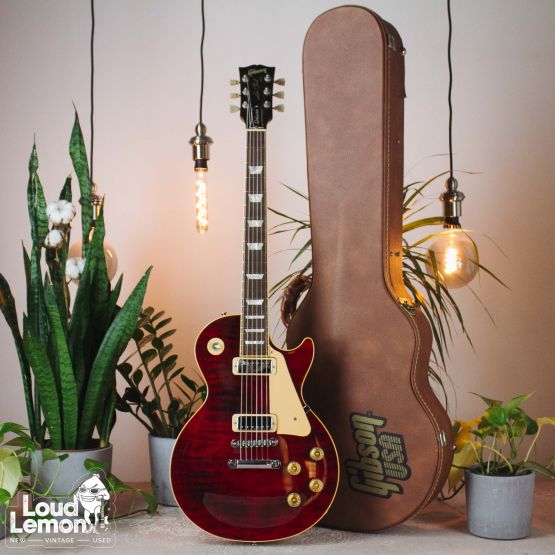 Gibson Les Paul Deluxe Limited Edition Wine Red 1999 USA электрогитара