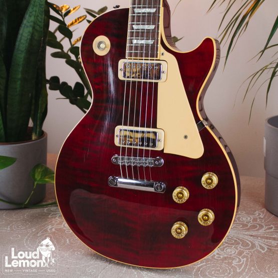 Gibson Les Paul Deluxe Limited Edition Wine Red 1999 USA электрогитара