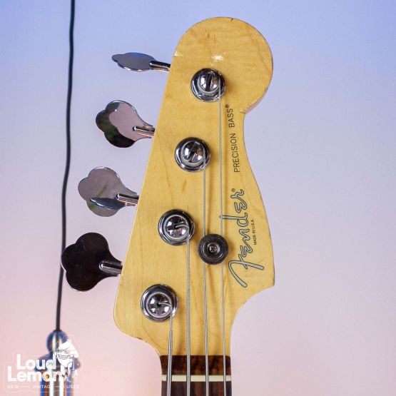 Fender American Standard Precision Bass Black 2008 USA бас-гитара