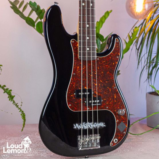 Fender American Standard Precision Bass Black 2008 USA бас-гитара