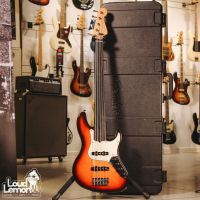 Fender American Deluxe Jazz Bass V Fretless Sunburst 1996 USA бас-гитара