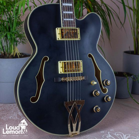 Ibanez AF75G Artcore Series Flat Black 2017 China электрогитара