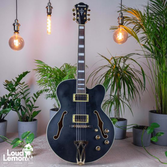 Ibanez AF75G Artcore Series Flat Black 2017 China электрогитара