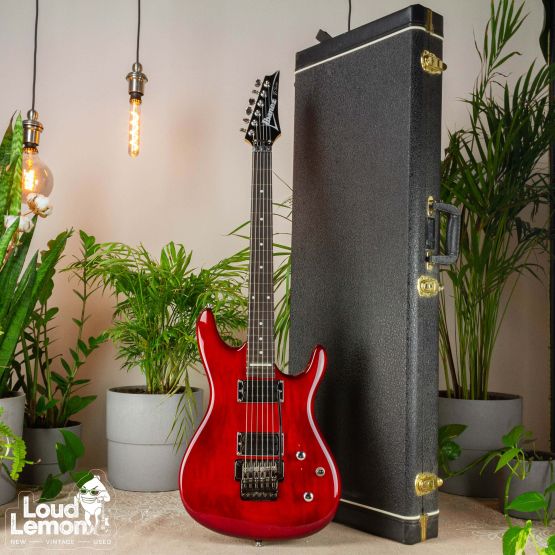 Ibanez JS100 Joe Satriani Transparent Red 2006 Korea электрогитара