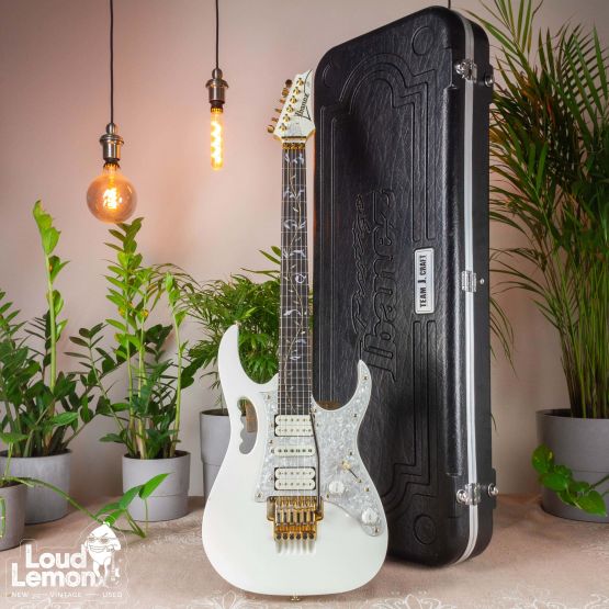 Ibanez Prestige JEM7V WH Steve Vai Signature White 2007 Japan