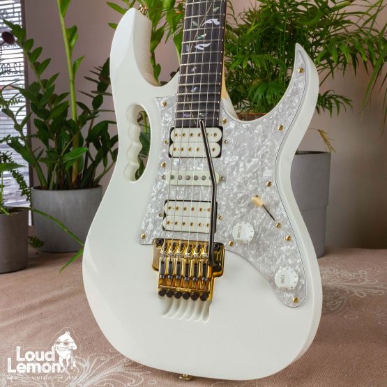 Ibanez Prestige JEM7V WH Steve Vai Signature White 2007 Japan